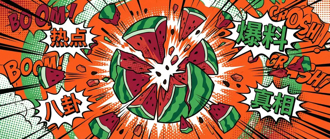 小青茗 今日头瓜爆炸漫画横幅